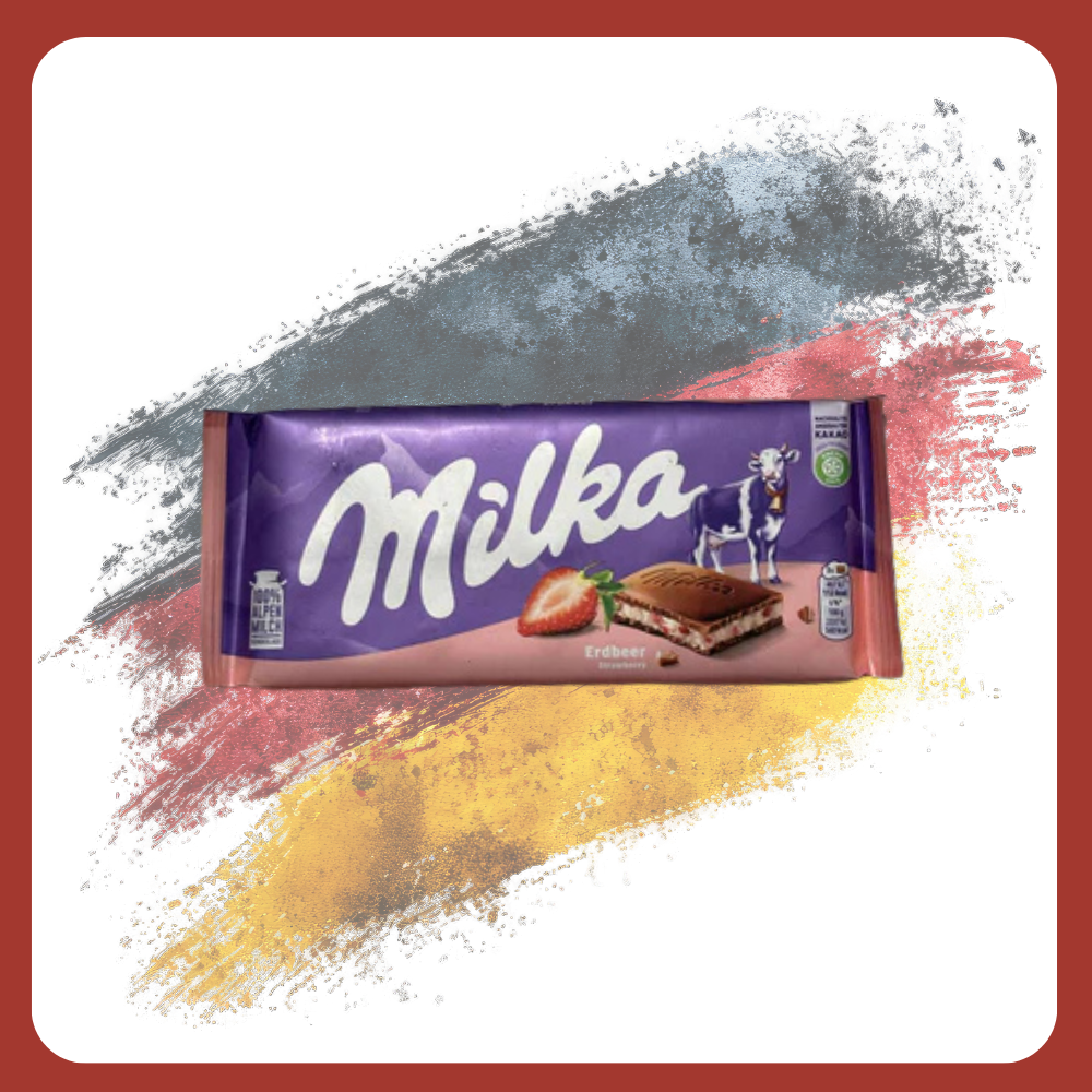 Milka Strawberry Chocolate Bar